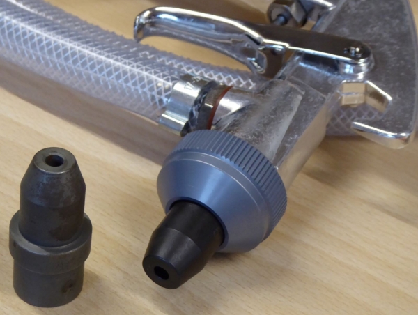 Injektorstrahldüse gehärtet 5 mm Durchmesser Strahlbohrung - für MT-SA-W Sandstrahlpistole mit Saugschlauch
